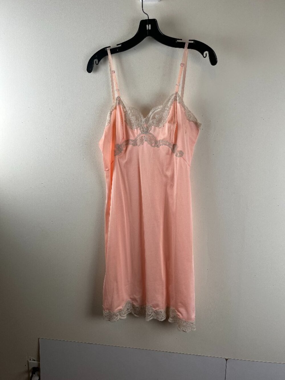 Vintage Kayser Pink Slip Dress Nightgrown Size 36